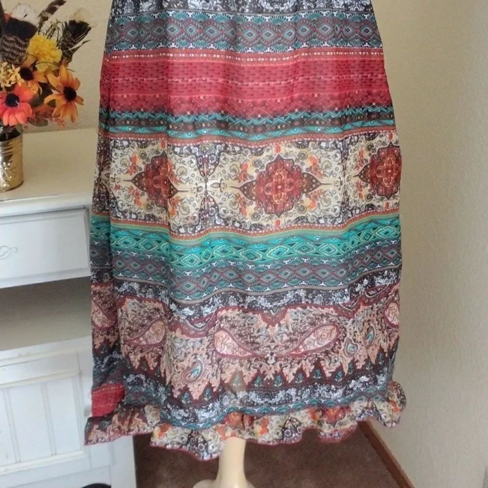 Pink Apple Native Inspired Dress - Picture 3 of 11